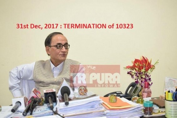'Tripura Govt will re-appoint 10323 temporary-teachers from Jan-1-2018 to June-30-2018 on purely contractual basis' to pass Election Vessel : Teachers Termination on 31st Dec, 2017 'Tripura Govt will re-appoint 10323 temporary-teachers from Jan-1-2018 to June-30-2018 on purely contractual basis' to pass Election Vessel : Teachers Termination on 31st Dec, 2017